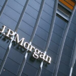 JPMorgan sign on modern building exterior facade