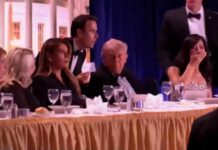 Trump rushed off stage at White House Correspondents