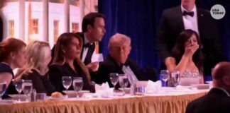 Trump rushed off stage at White House Correspondents