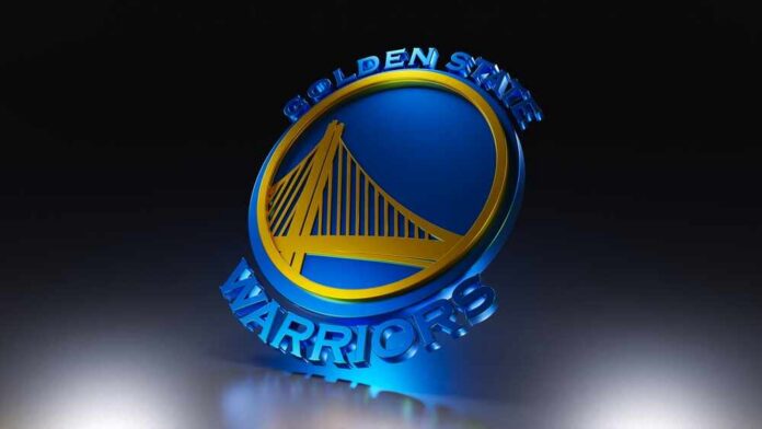 3D representation of the Golden State Warriors logo