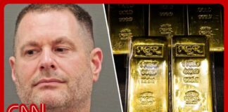 What was an ex-CIA official doing with $40M of gold bars?
