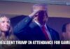 The Viral Moment Behind The Headlines President Trump in attendance for Game 3 of the NBA Finals in New York