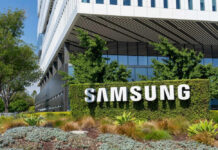 Galaxy Unpacked Showcases Samsung’s AI Future Samsung building with large sign and greenery.