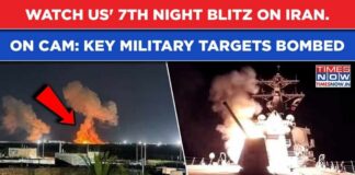 US Unleashes 7th Straight Night Of Monster Strikes On Iran| On Cam-IRGC'S Key Military Targets Hit