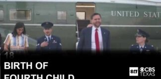 JD Vance announces birth of fourth child, Alec Neel Vance