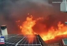 Terrifying Moment Wildfire Races Toward Family Home in Spain 🔥🏠