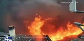 Terrifying Moment Wildfire Races Toward Family Home in Spain 🔥🏠