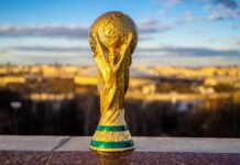A World Cup Celebration Turned Political Golden soccer world cup trophy outdoors