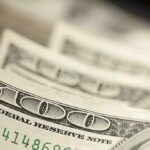 Stack of U.S. hundred dollar bills in close-up