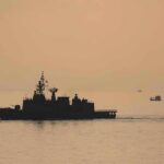 Trump Wants A Deal—Without Giving Up Leverage naval ship silhouette at sea during sunset