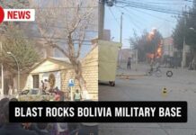 Blast rocks Bolivia military base, killing at least two