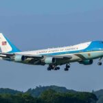 America’s 250th Opened With A Stunning Display Air Force One Boeing 747 on approach