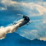 NBC Chopper 4 Down – What Went Wrong? Helicopter releasing smoke over mountains