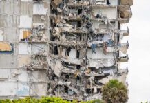 Politics Over Physics – Families Crushed partially collapsed apartment building facade