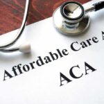 Stethoscope on a document labeled Affordable Care Act