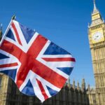 Special Relationship Cracks – What Changed? Union Jack flag with Elizabeth Tower in the background