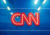 CNN logo on a blue background