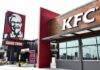 KFC restaurant exterior with drive-thru sign