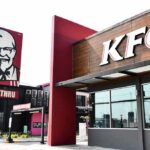 KFC restaurant exterior with drive-thru sign