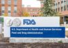 FDA headquarters sign outside brick office buildings